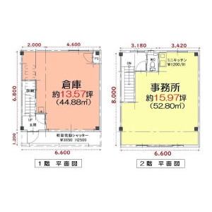 貸事務所の図面