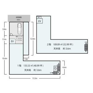 貸事務所の図面