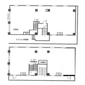 貸事務所の図面
