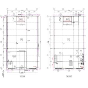 貸事務所の図面