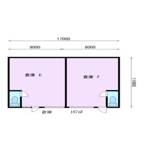 貸事務所の図面