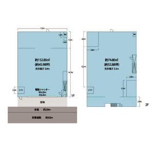 貸事務所の図面