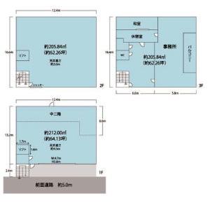 貸事務所の図面