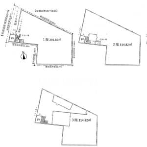 貸事務所の図面