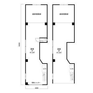 貸事務所の図面