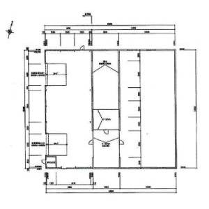 貸事務所の図面