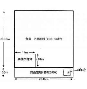 貸事務所の図面