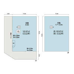 貸事務所の図面
