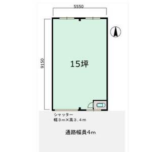 貸事務所の図面