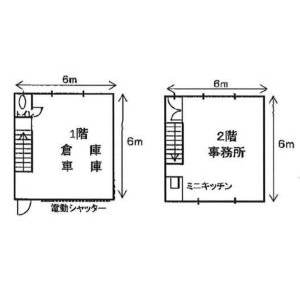 貸事務所の図面